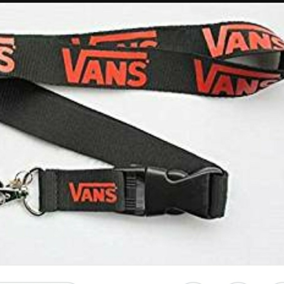 black vans lanyard